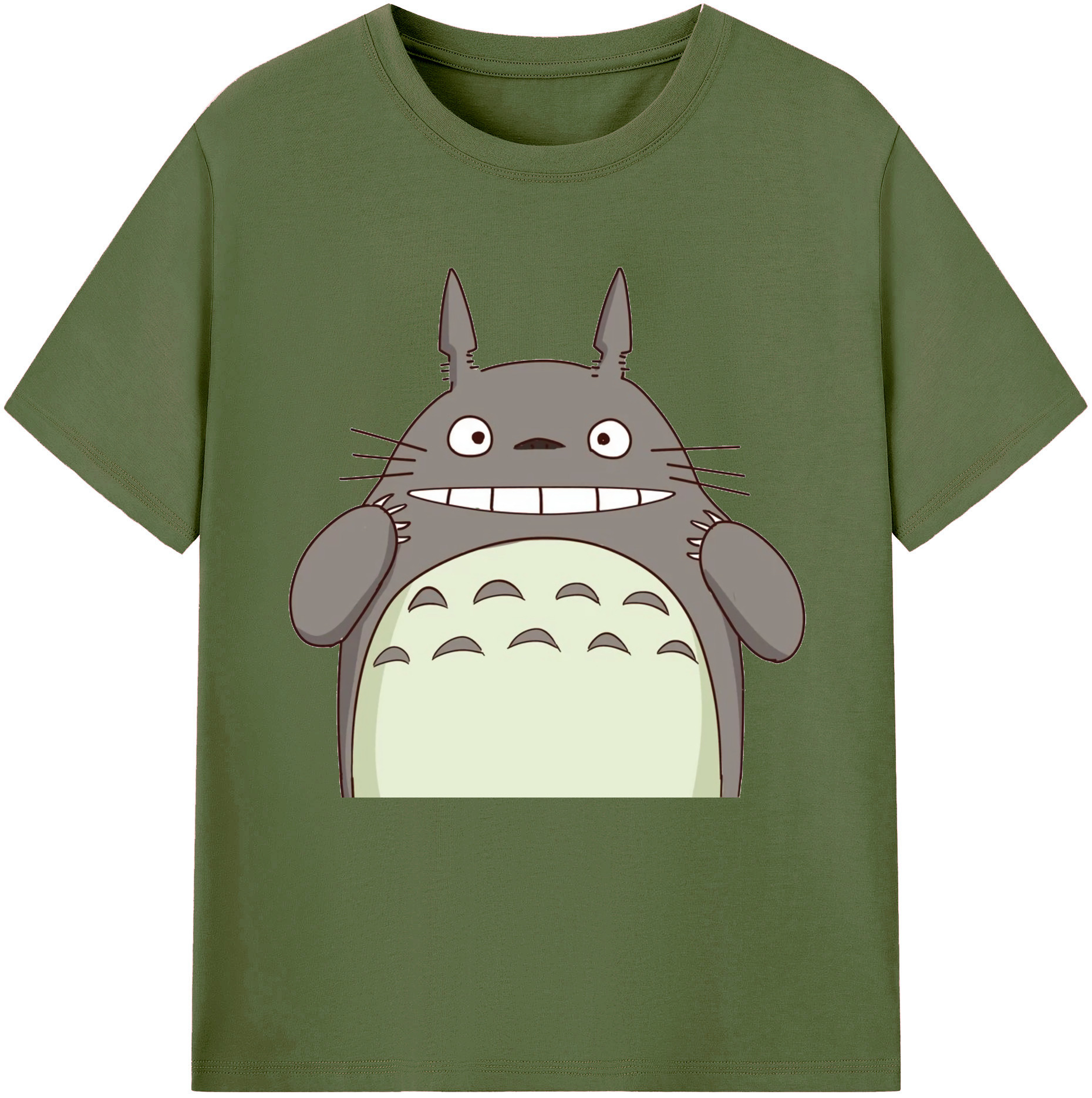（画像用） となりのトトロ 草壁メイ 草壁サツキ My Neighbor Totoro Satsuki Kusakabe Mei Kusakabe 綿100％半袖Tシャツ（フロントプリント）